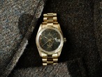 WMT WATCHES Cabochon – Golden silk stone / Falcon / Gold Plating Edition