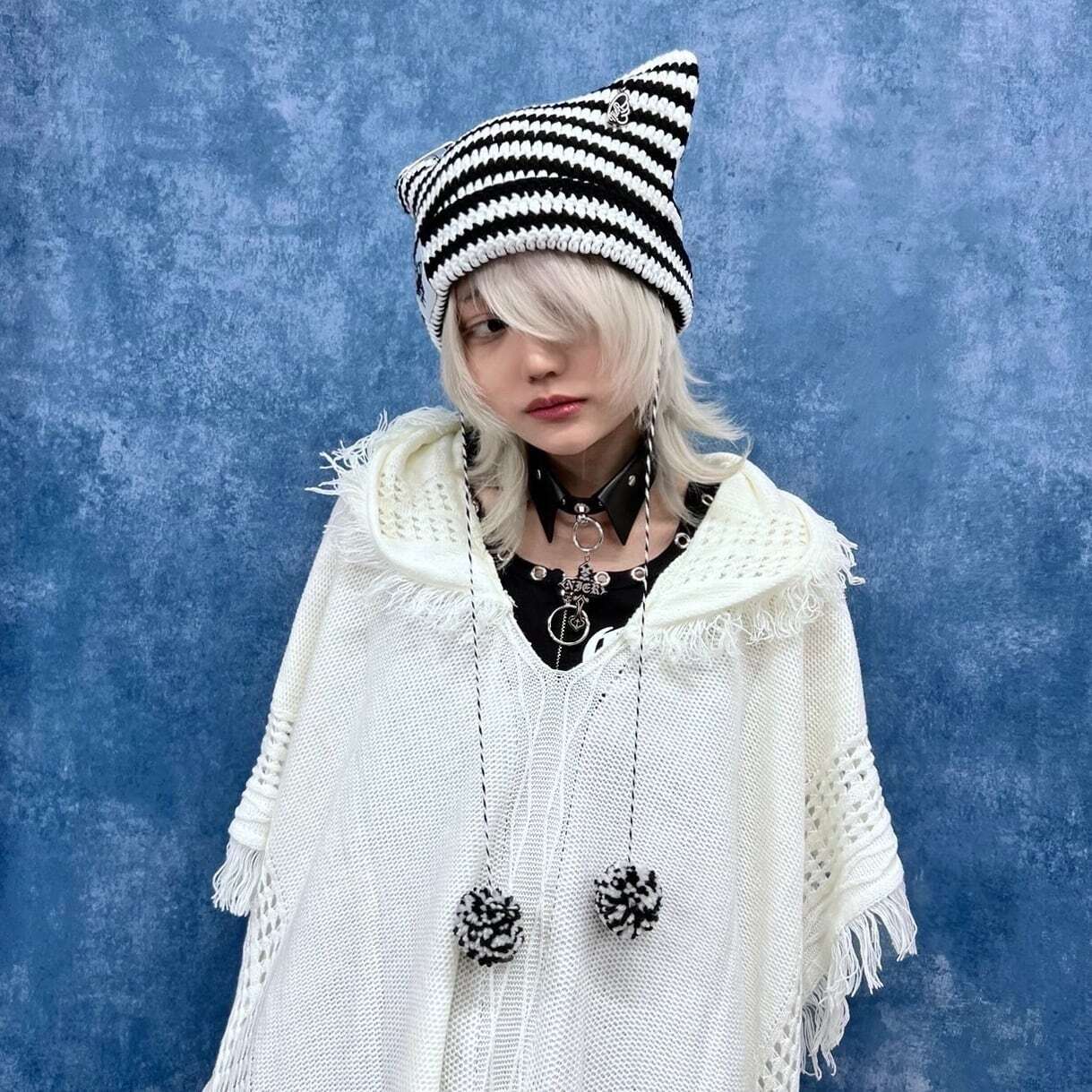 フェアリーグランジ Y2K ポンチョ モコモコ ファー 希少