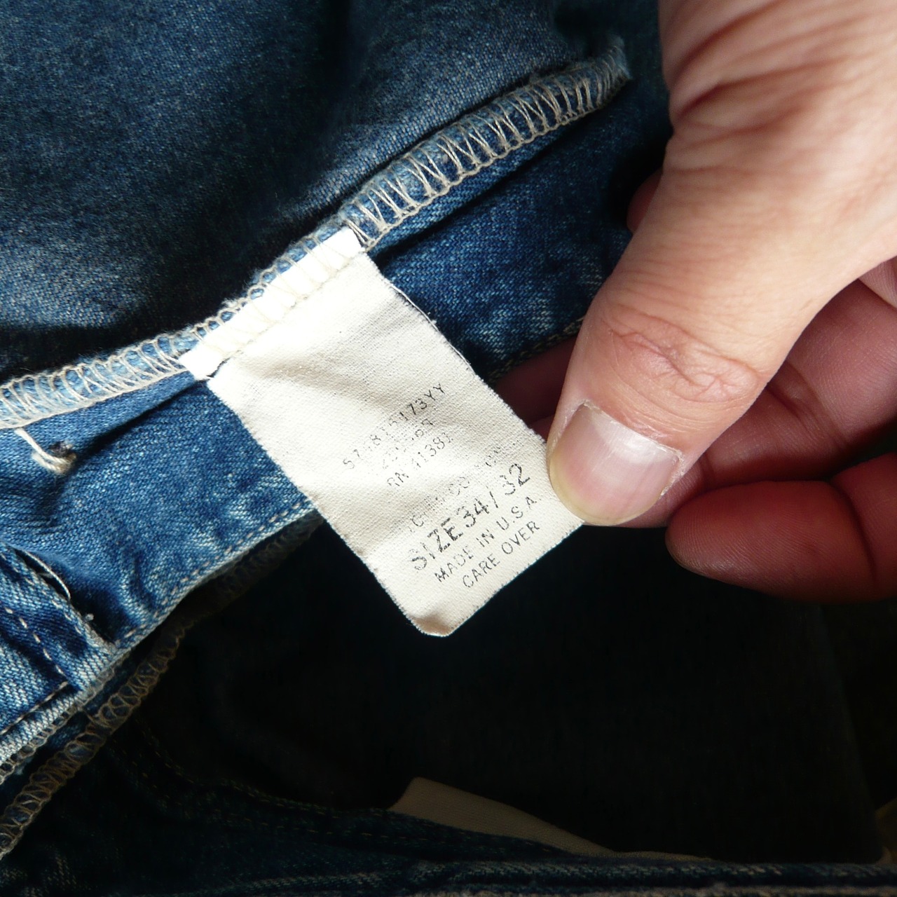1990s RRL デニムカーゴパンツ ショーツリメイク 三つ星タグ W34