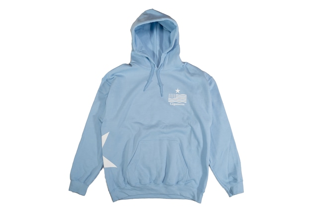【STAR logo hoodie】 / sax blue