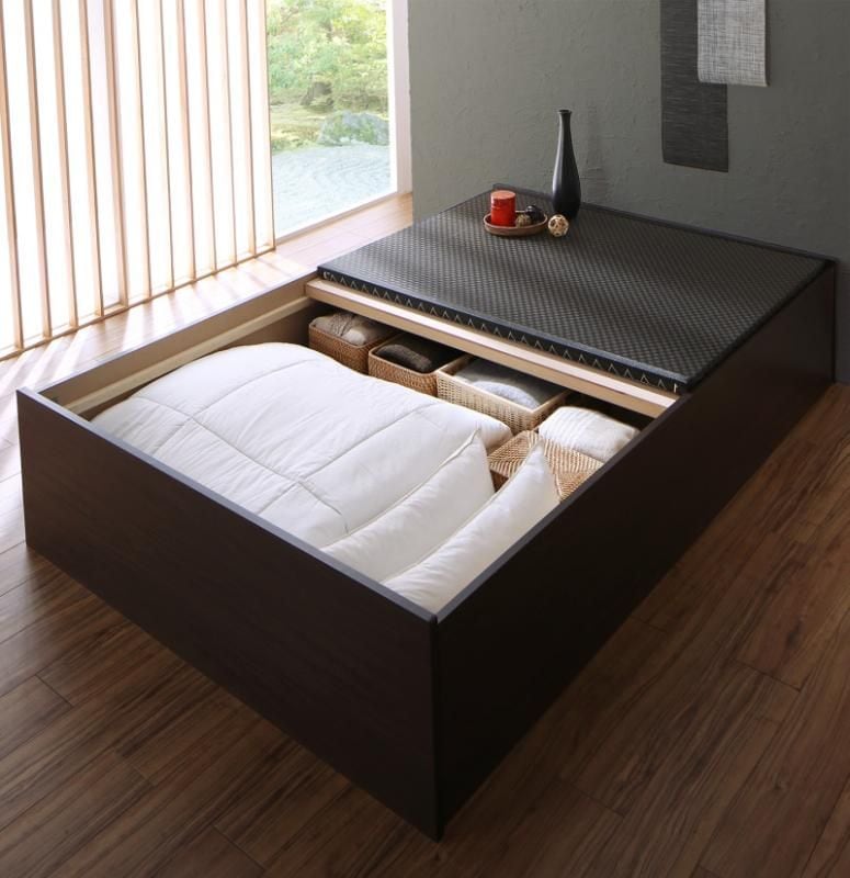 布団が収納できる・美草・小上がり畳ベッド 専用別売品(敷布団) セミダブル