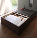 布団が収納できる・美草・小上がり畳ベッド 専用別売品(敷布団) セミダブル