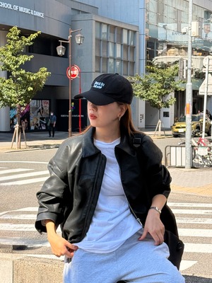 合皮ブルゾン