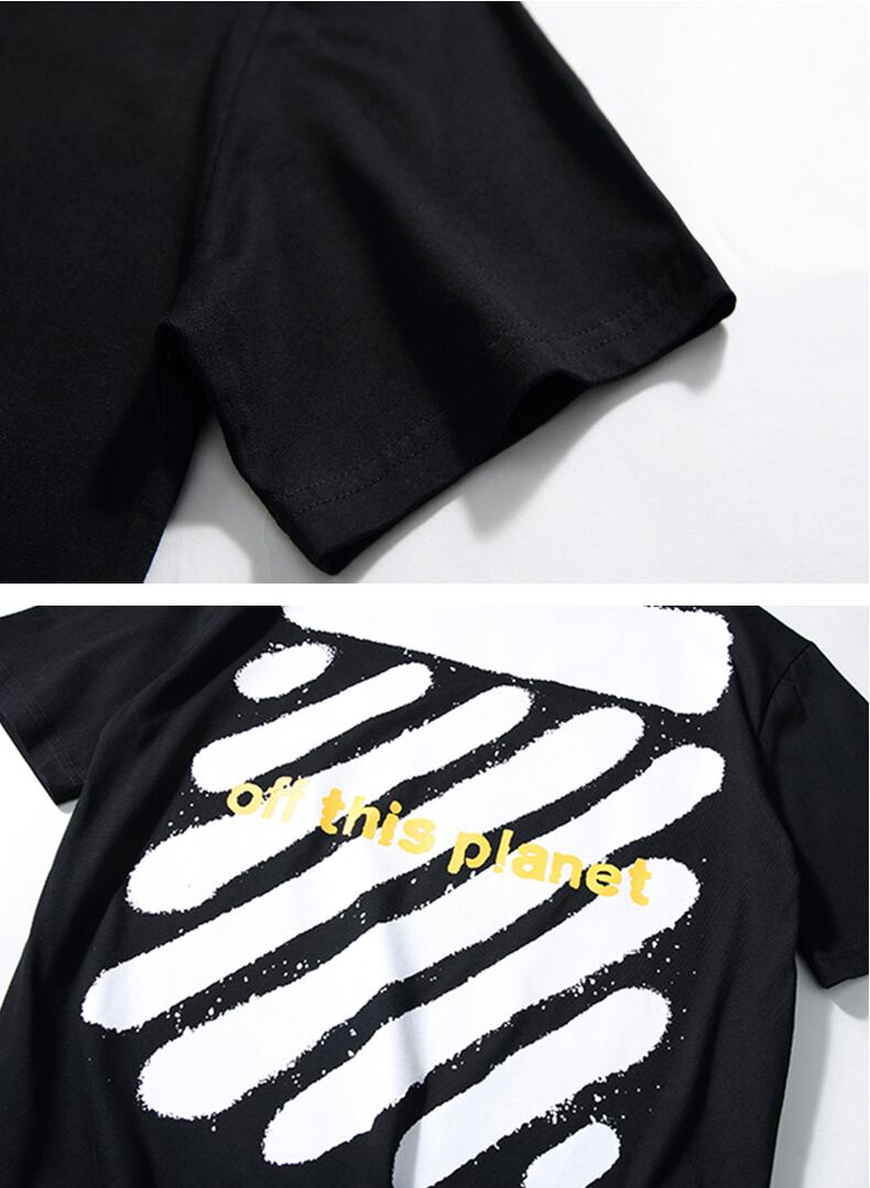 全2色 Tシャツ カットソー プリント カジュアル ストリート 