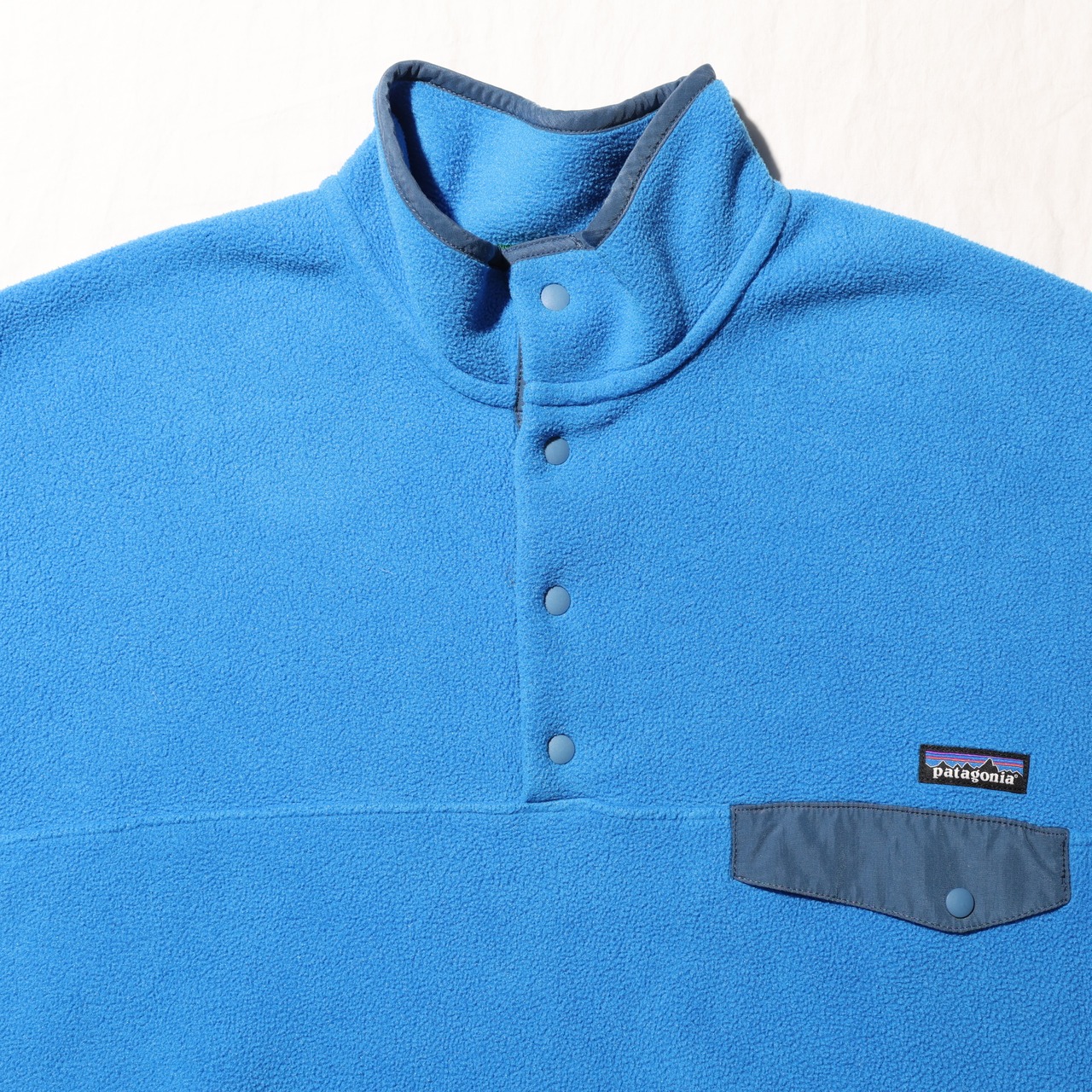 極美品 L 14年 Andes Blue Synchilla Snap-T Patagonia シンチラ スナップT パタゴニア