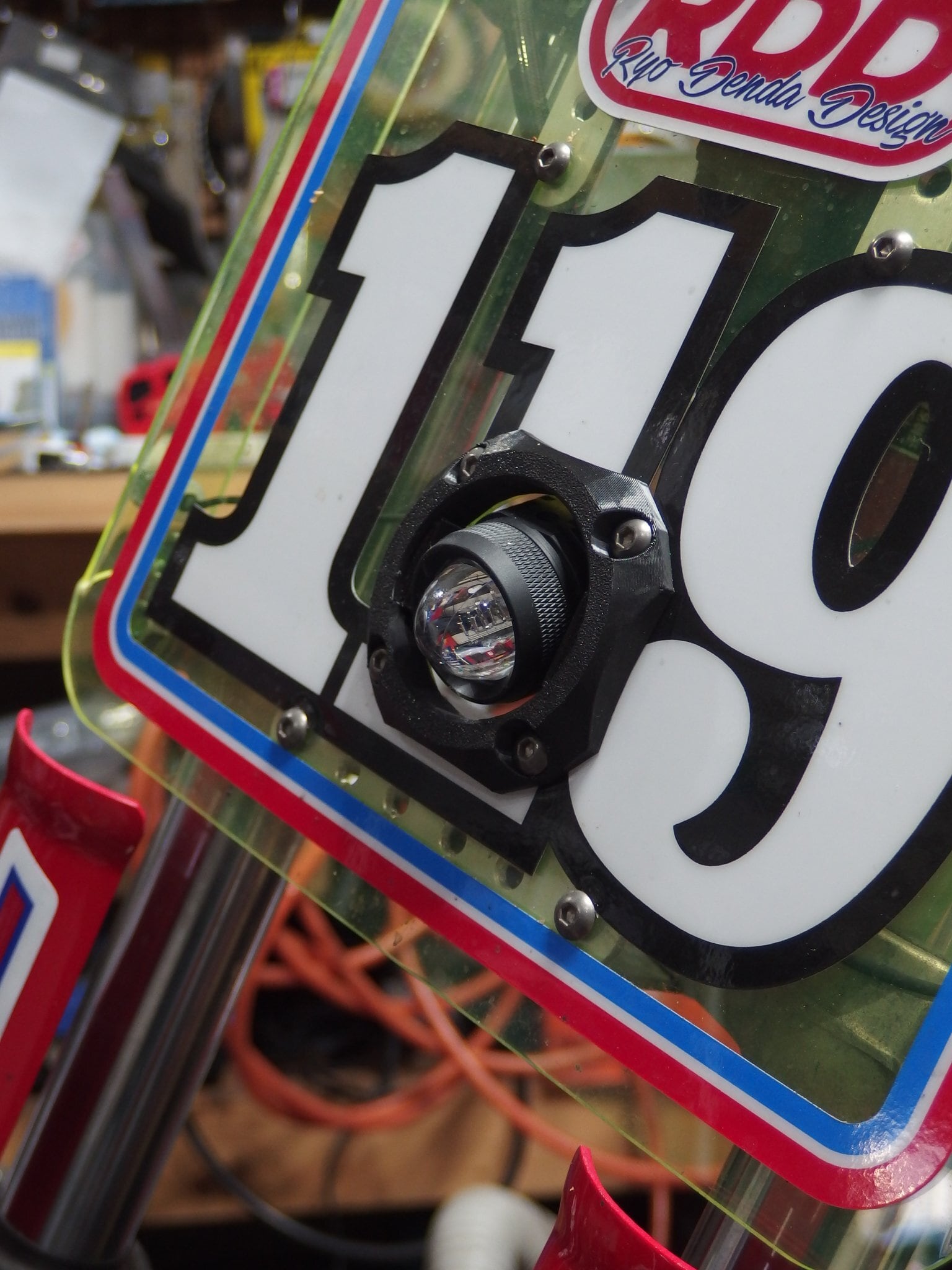 ゼッケン用小型LEDライト | RDD