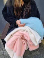 【25aw・再販】Cashmere Over-fit Cardigan_Black