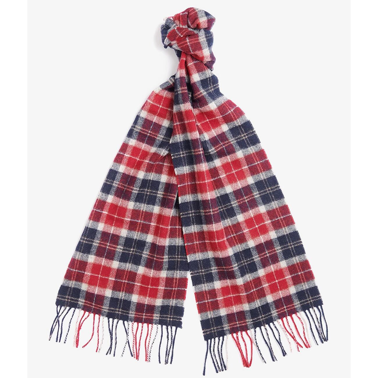 Barbour (バブアー) TARTAN LAMBSWOOL SCARF (タータン ラムズウール スカーフ) マフラー メンズ レディース ユニセックス プレゼント ギフト アクセサリー 小物 英国ブランド USC0001 Barbour バブアー Tartan Lambswool Scarf Cranberry Tartan タータン