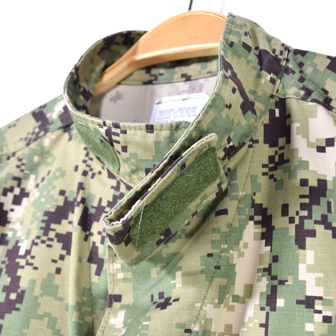 U.S.NAVY 米軍 NWU タイプ3 ジャケット 森林型 デジタルカモ リップス