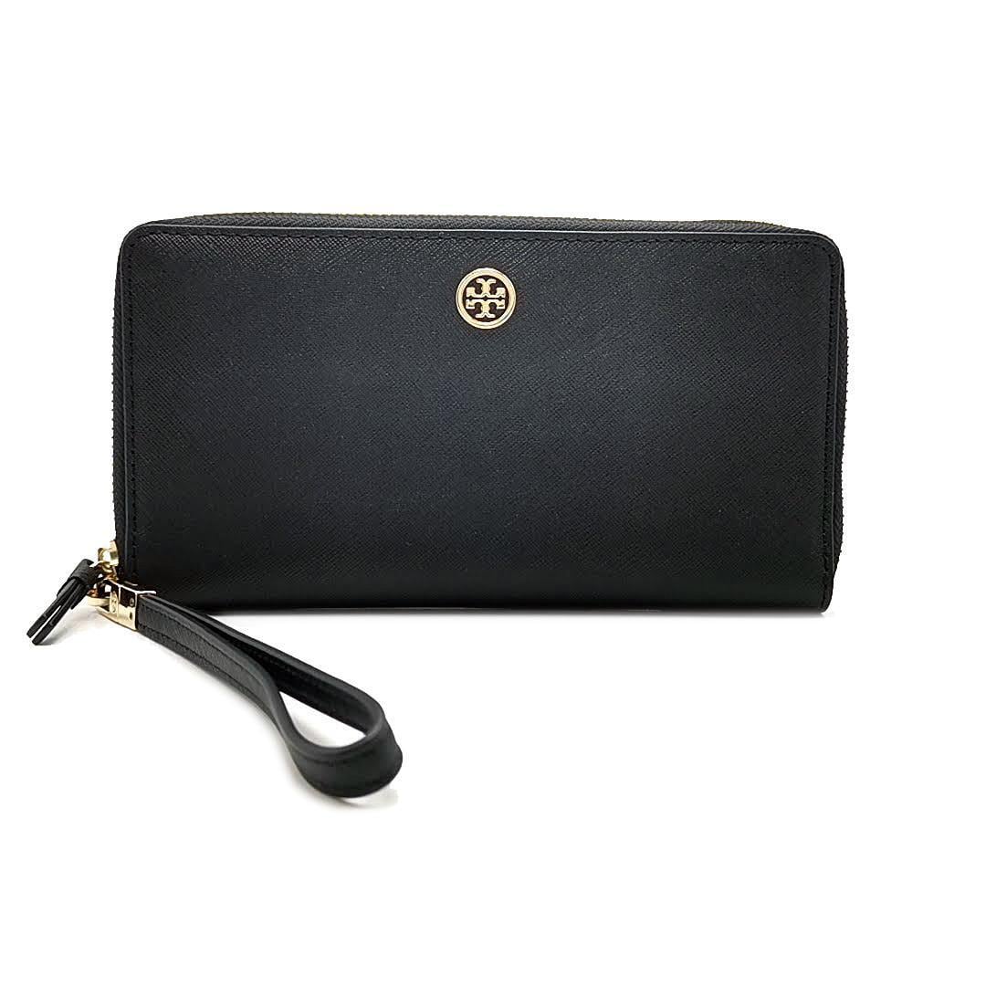 Tory Burch Robinson グレー 長財布 French Gray