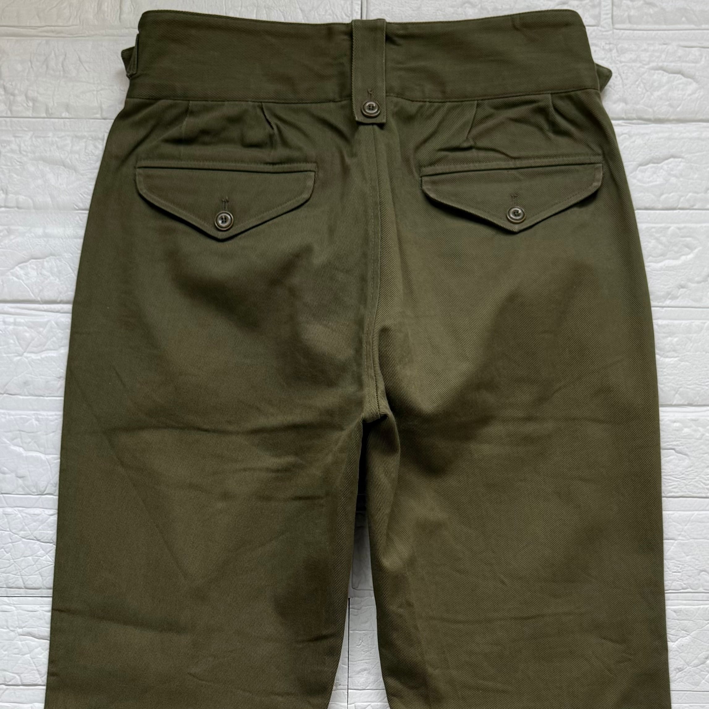 GTA × BEAMS F コットンツイル グルカパンツ カーキグリーン サイズ42