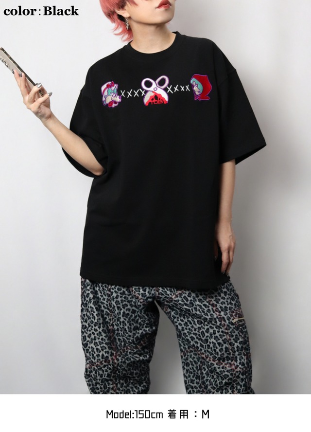 Little Red Riding Hood T-shirt（リトル・レッド・ライディング・フッド ティーシャツ）【Black】