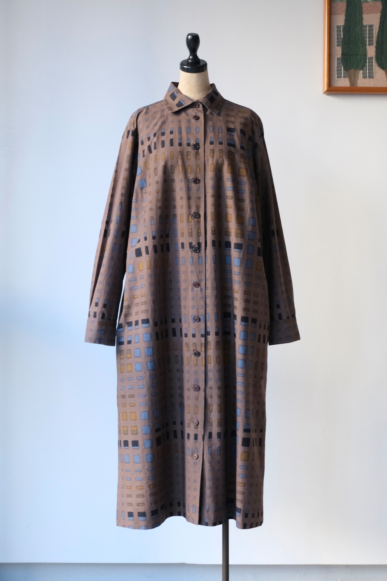Marimekko color cube shirt dress
