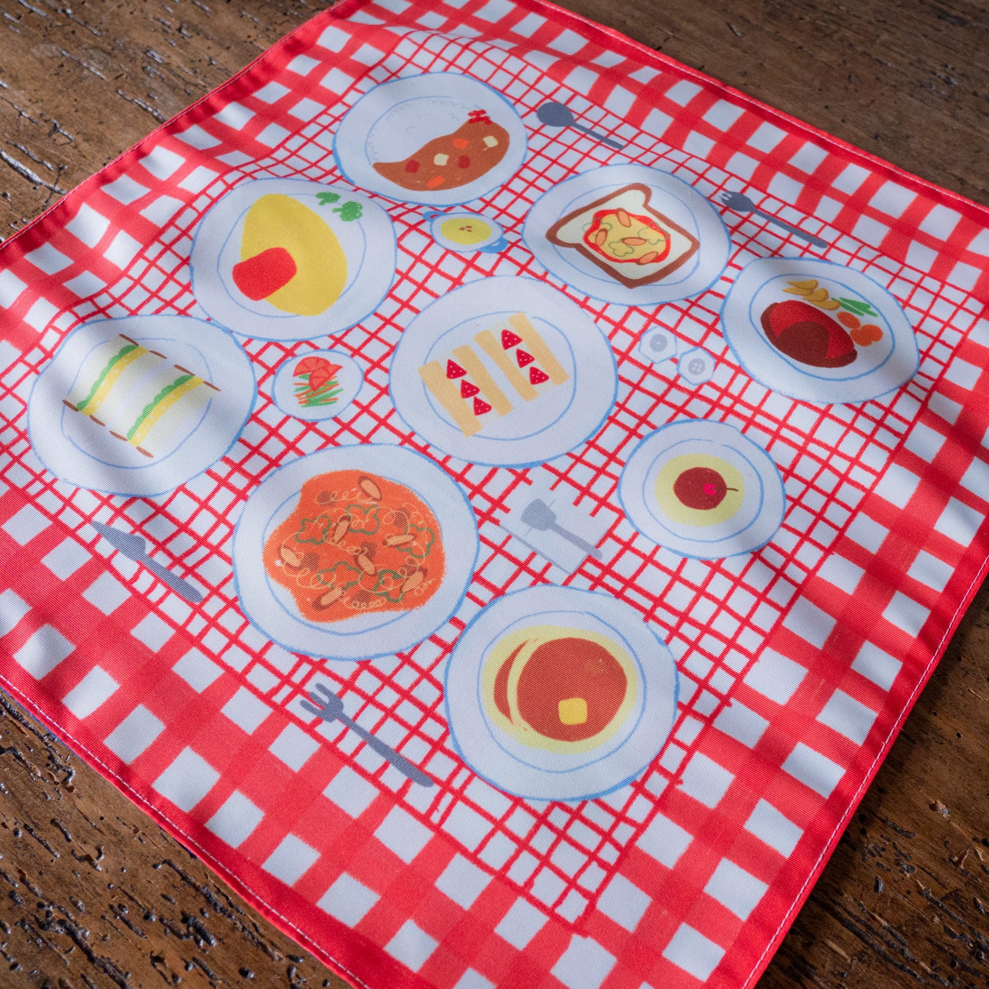 ランチョンマット いろんなメニュー