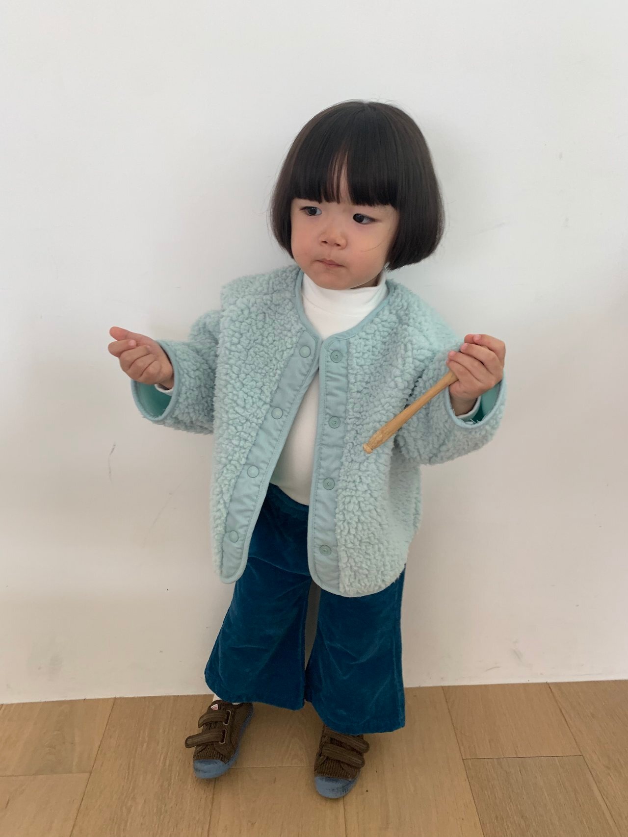 ペッパー / PEPPER / プードルボアジャンパー / 韓国子供服 / キッズ / 26winter〖取寄〗*XS~XL*