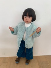 ペッパー / PEPPER / プードルボアジャンパー / 韓国子供服 / キッズ / 26winter〖取寄〗*XS~XL*