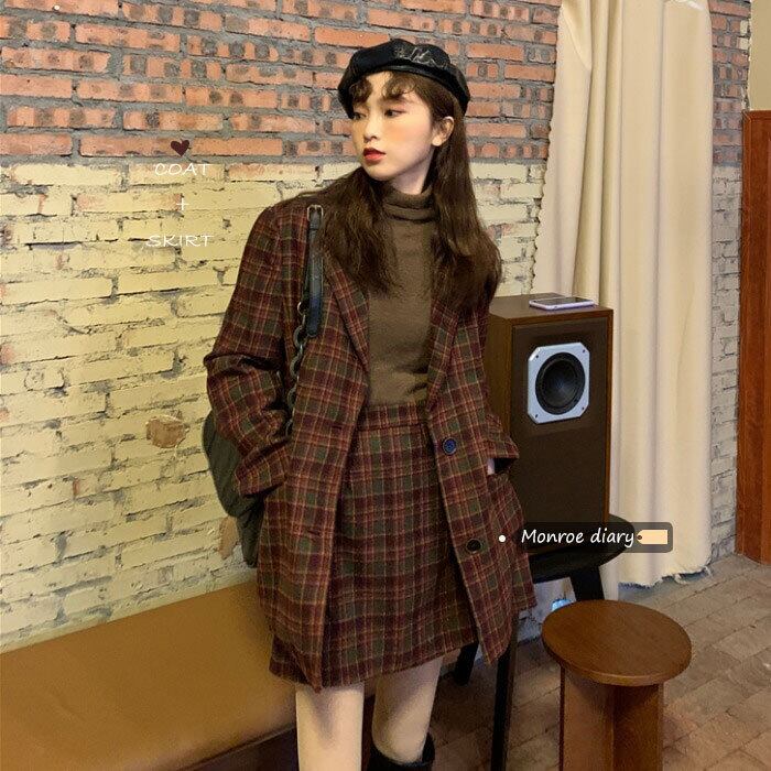 スカート 薄手オータムウィンター ストリート 秋物 冬物 モンロー52103102696