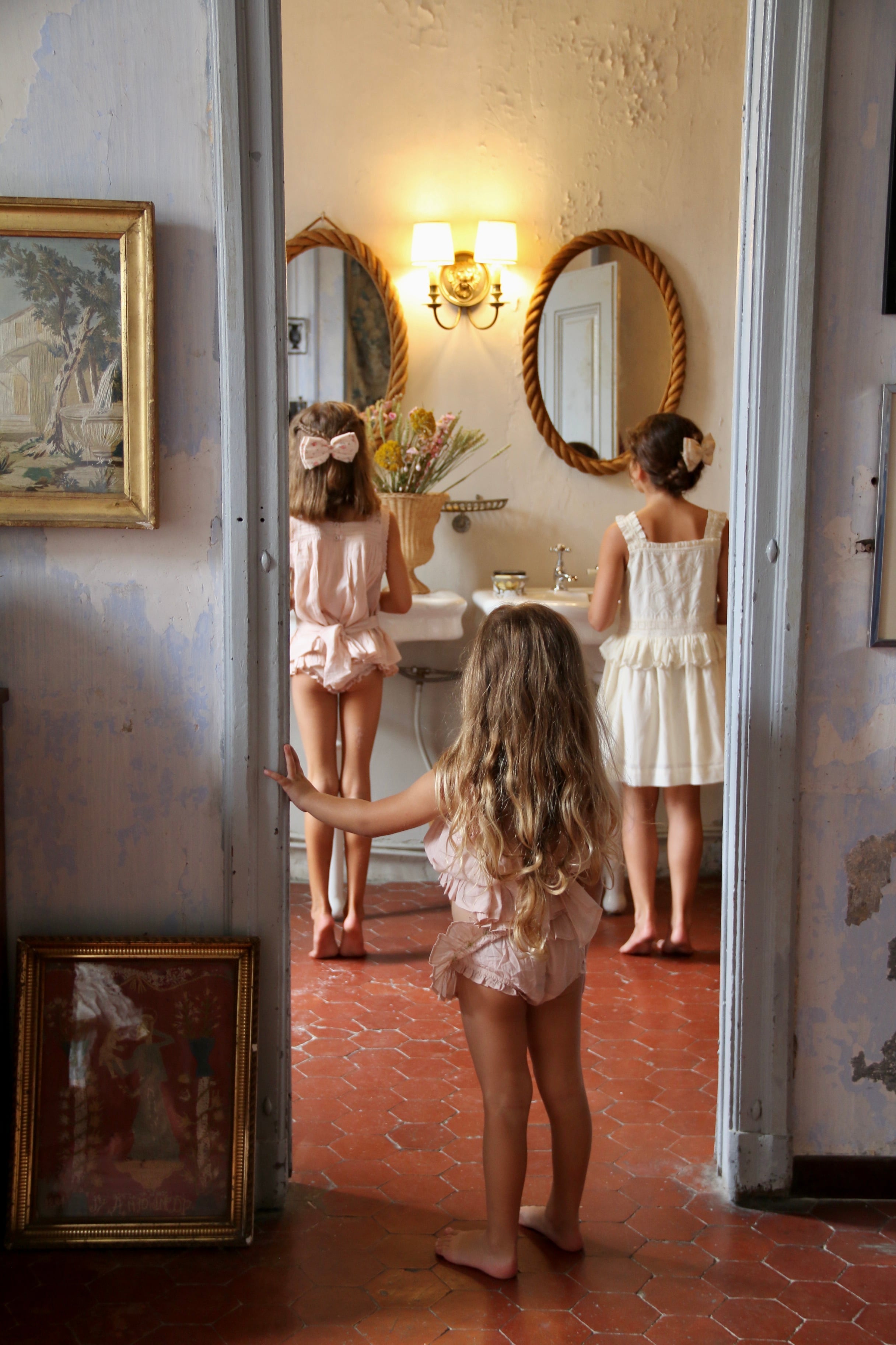 Bonjour diary チュニック 6Y BONJOUR DIARY New Mademoiselle Tunique Natural 2-6y | RESONASON
