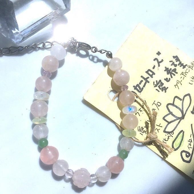 【一点物】魔女様工房WitcHand✦⋆.·イノセントローズ愛と希望のブレスレット⋆.·✦no.123