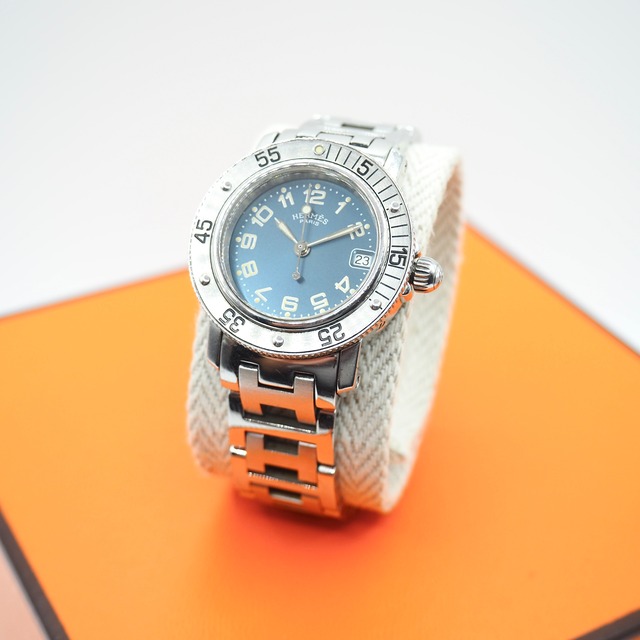 HERMES クリッパー QZ CL5.210 腕時計 エルメス 付属品付き