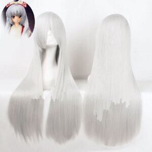 K292 東方project 東方永夜抄 藤原 妹紅 風 コスプレ衣装+ウィッグ