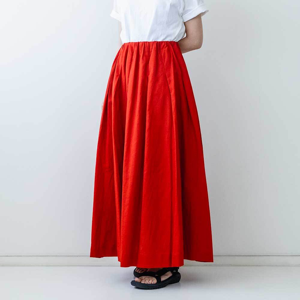 CLOCHEタックギャザースカート新品タグ付き　クロッシェ 楽天市場】CLOCHE（クロッシェ） タックギャザースカート リネン