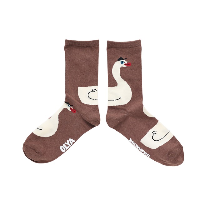 Olya Socks Swan ソックス　靴下
