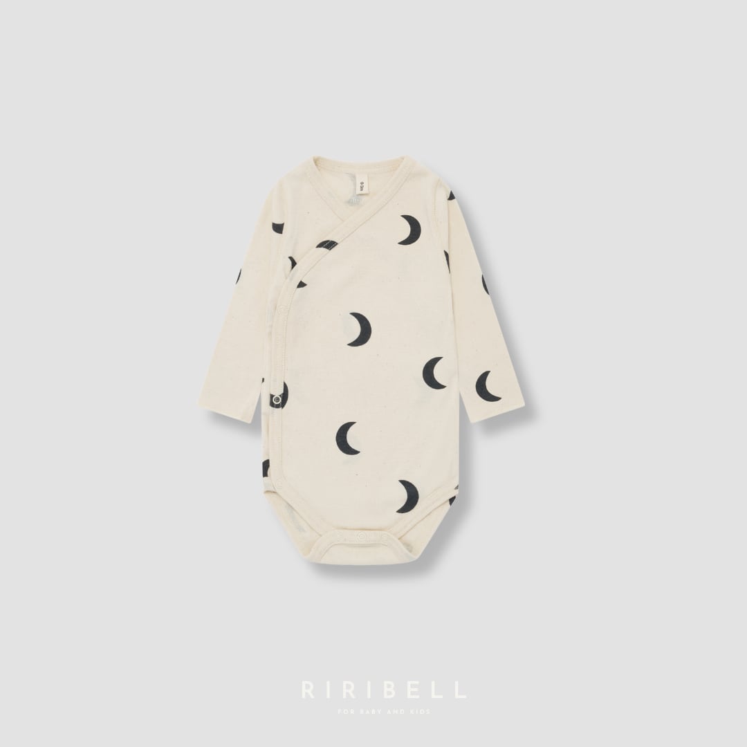 送料無料【organic zoo】Undyed Midnight Wrap Bodysuit GOTS