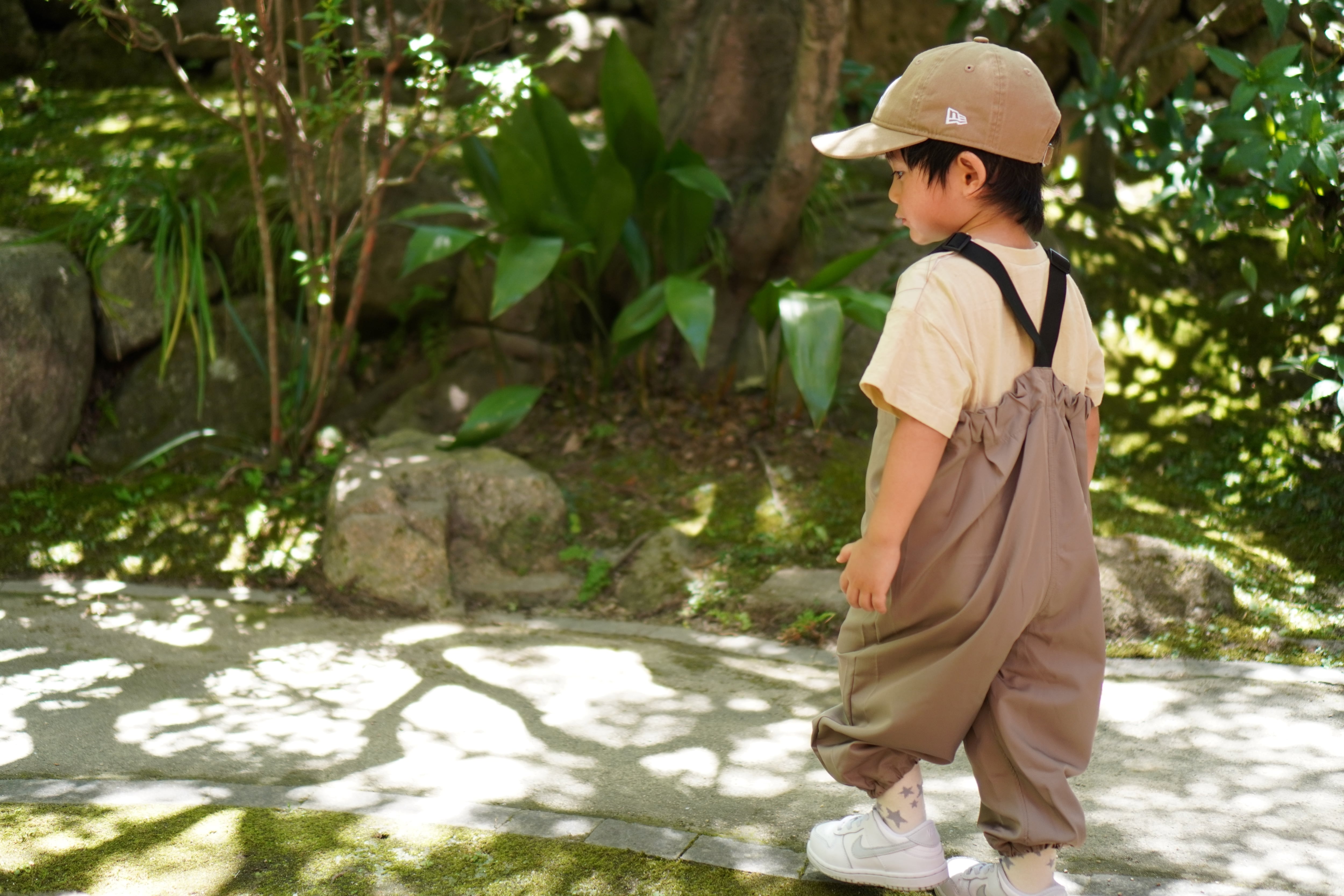 PLAYWEAR Overall ＆Purse (Color: Beige) | poteco.