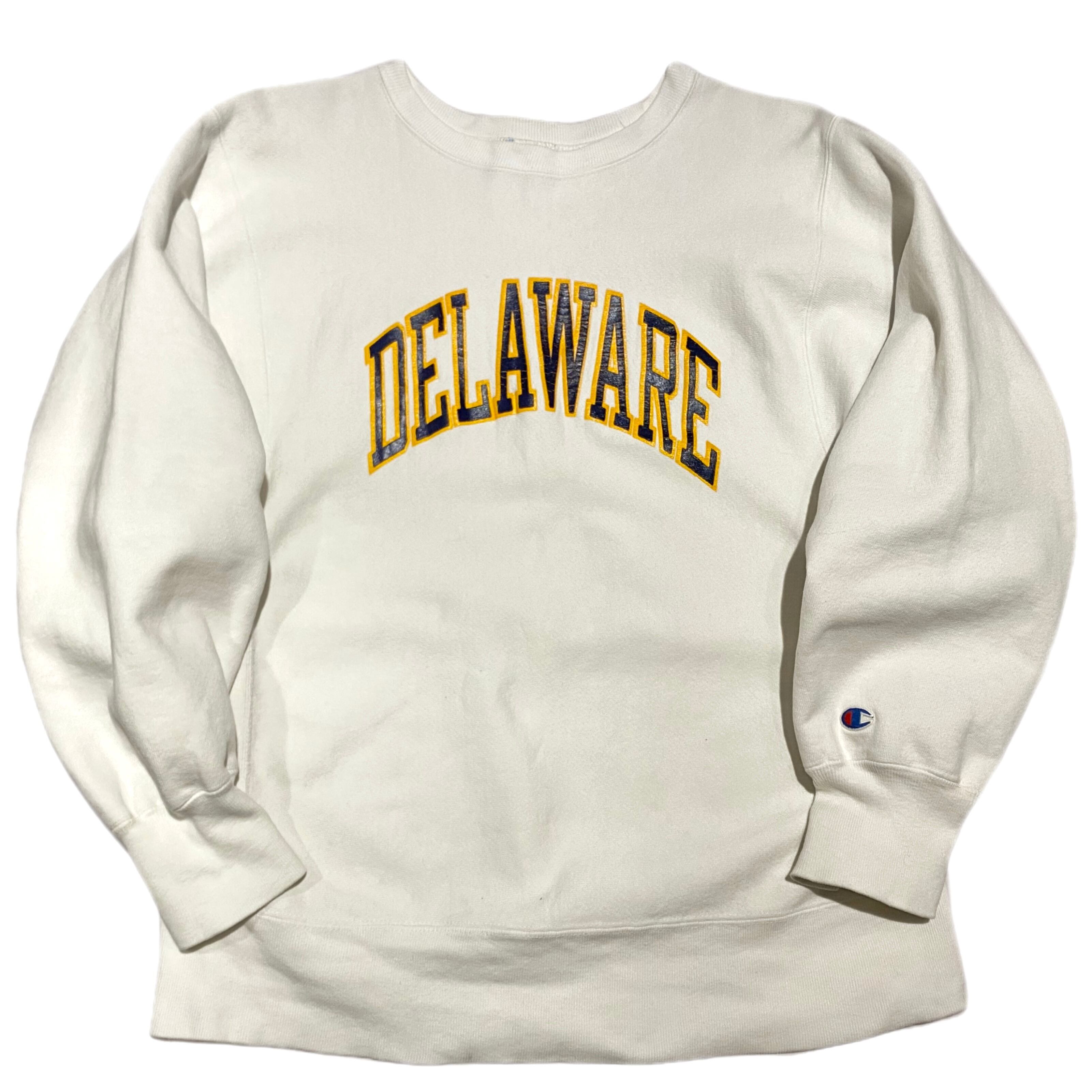 80s チャンピオン Champion リバースウィーブ スウェット【L】DELAWARE  