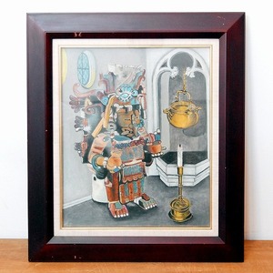 作家不明・油絵・額入・No.170427-18・梱包サイズ140