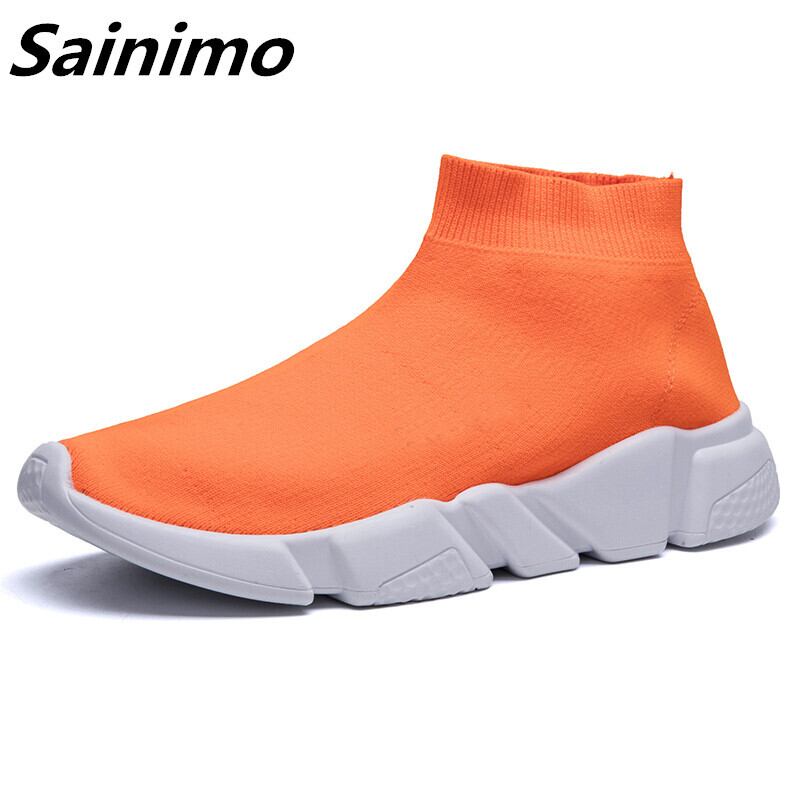 【新作】【送料無料】 2019夏メンズシューズ通気性シューズメンズスニーカーライトフライングウィービング滑り止めテニスマスキュリーノスカープウオモ 靴 サマー 夏物 10b55901946957