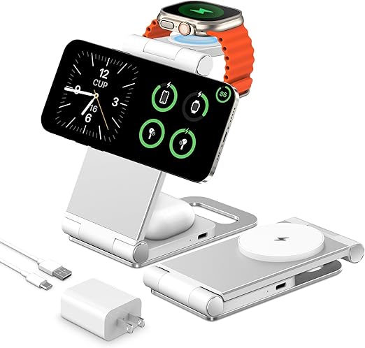 特価商品】Bolvunes ワイヤレス充電器 Galaxy対応 折りたたみ式