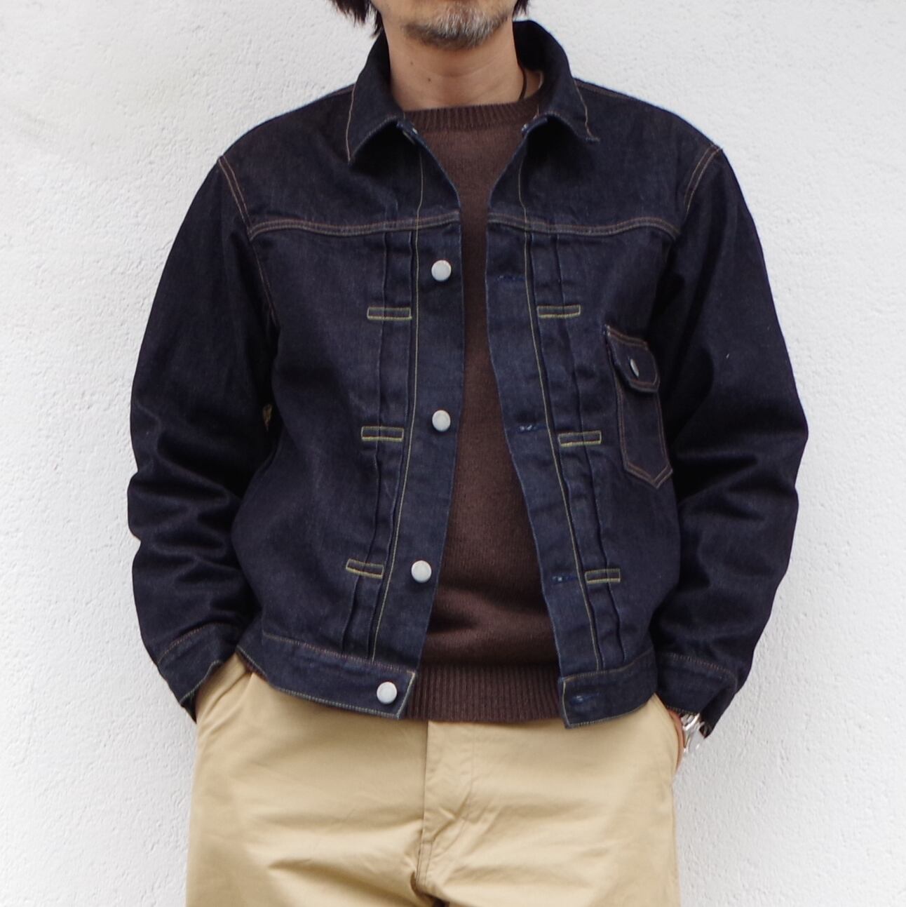 最安値級価格 HATSKI Denim Jacket HTK-21009 サイズ3 Gジャン/デニム