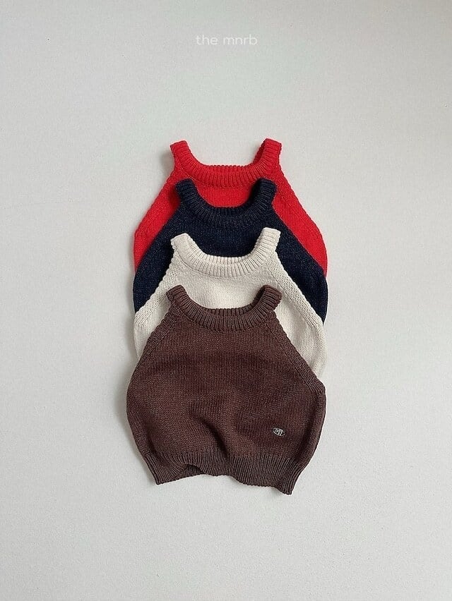 【予約】minirobe Halter neck knit
