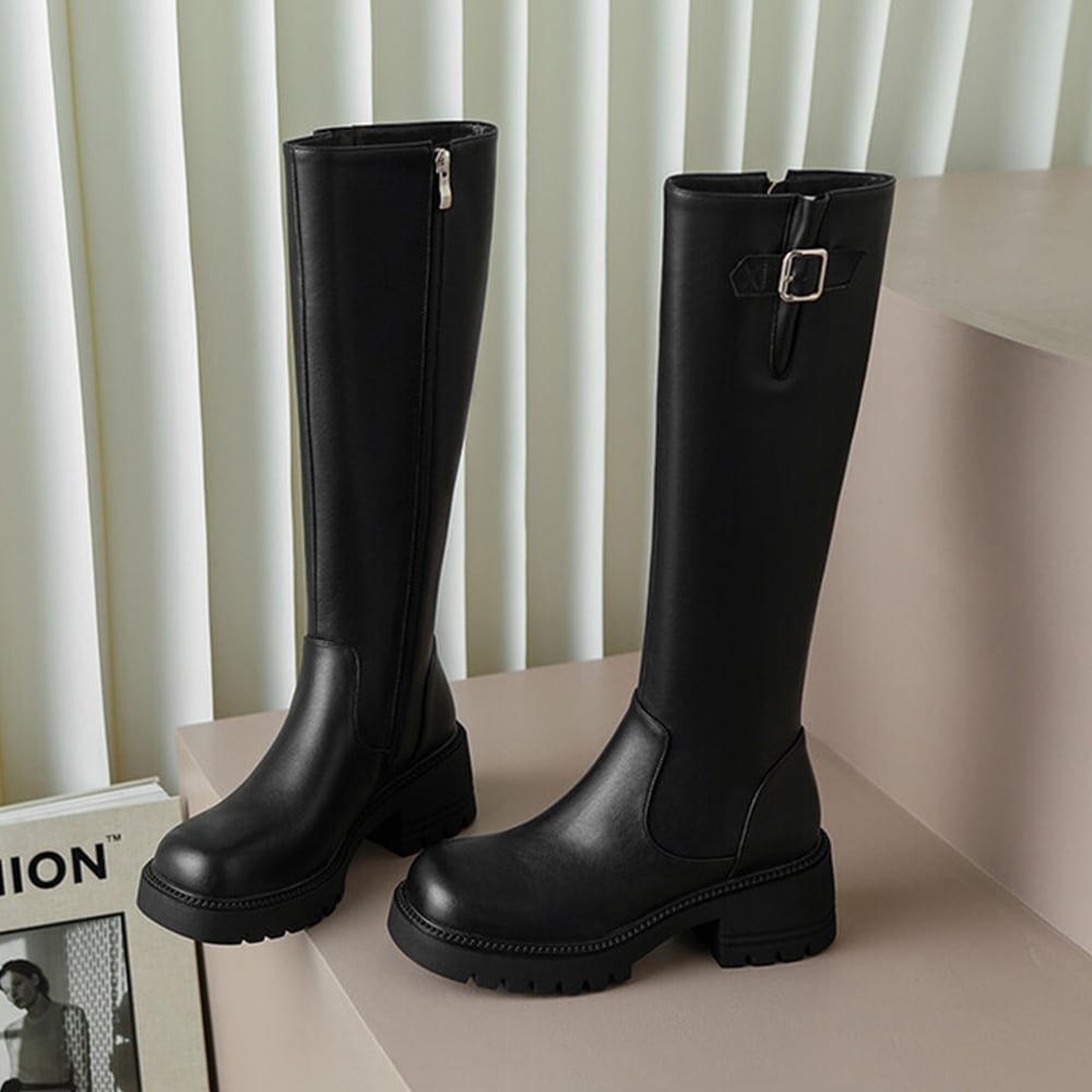 レディース スノーブーツ ロング丈 冬用ブーツ ダウンブーツ 暖かい