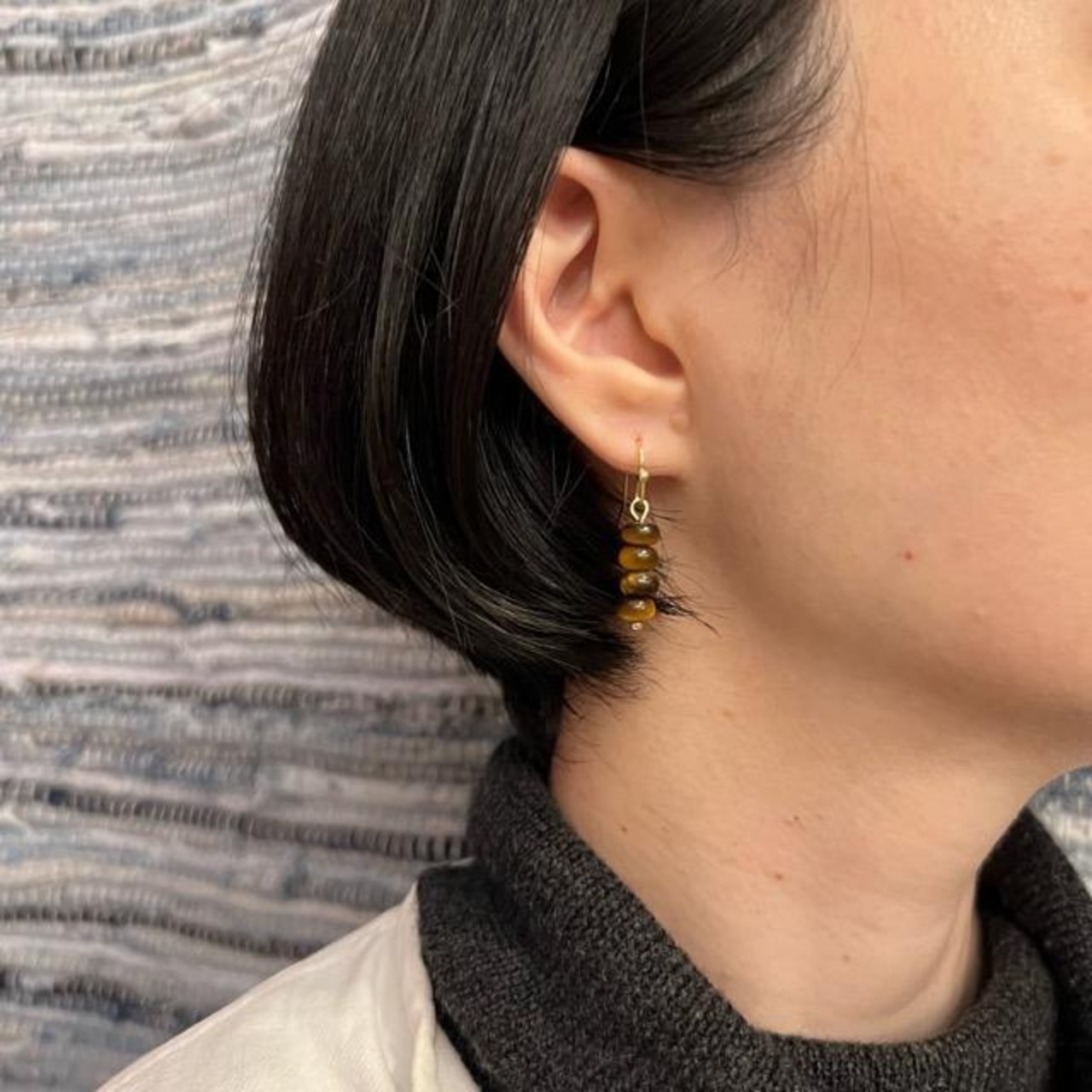 TOPANGA Jewelry　タイガーアイピアス