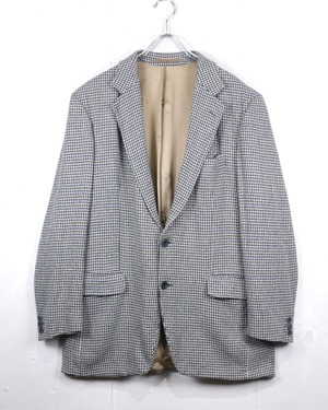 【Caka act2】“Burberrys” Houndstooth Vintage Silk Tailored Jacket