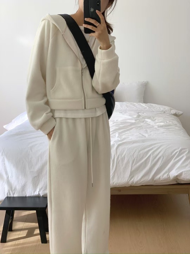 (予約) LITER / Pony wool sweat pants 2color