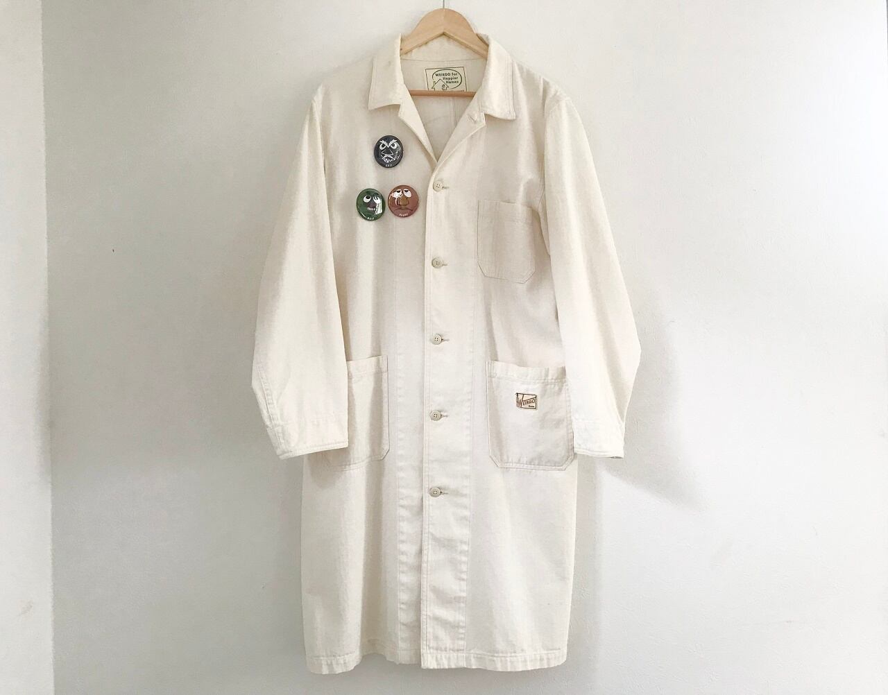 2017AW Weirdo by GLAD HAND SHOP COAT IVORY MADE IN JAPAN