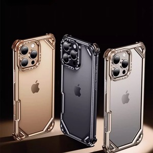◆iPhone16/15 Pro/Pro Max◆ Aluminum Alloy Minimal Bumper Case / アルミニウム アロイ ミニマル バンパー スマホケース