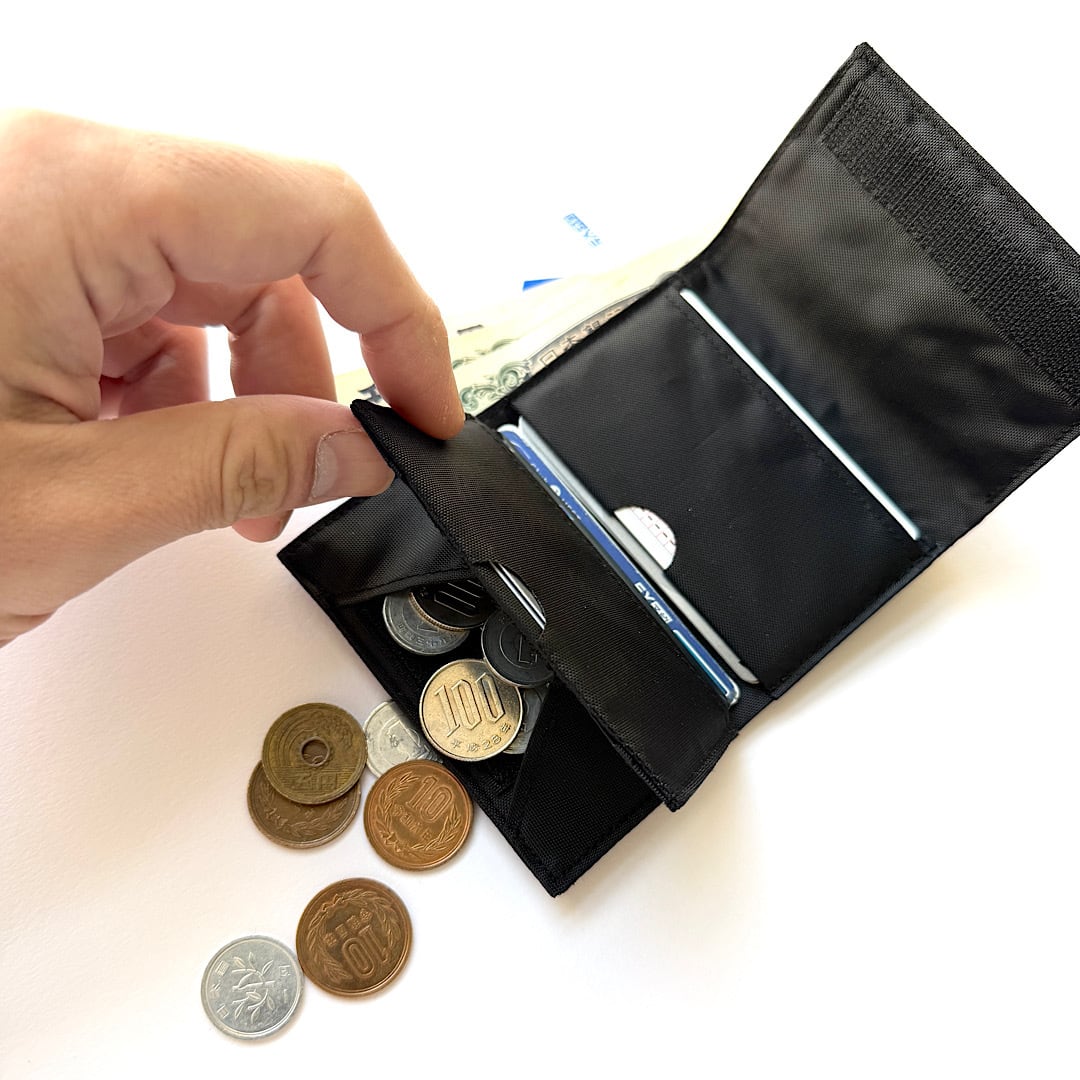S/ENDER エスエンダー マルチウォレット グリッドブラック 財布 S/ENDER - MULTI WALLET <BLACK> | sender