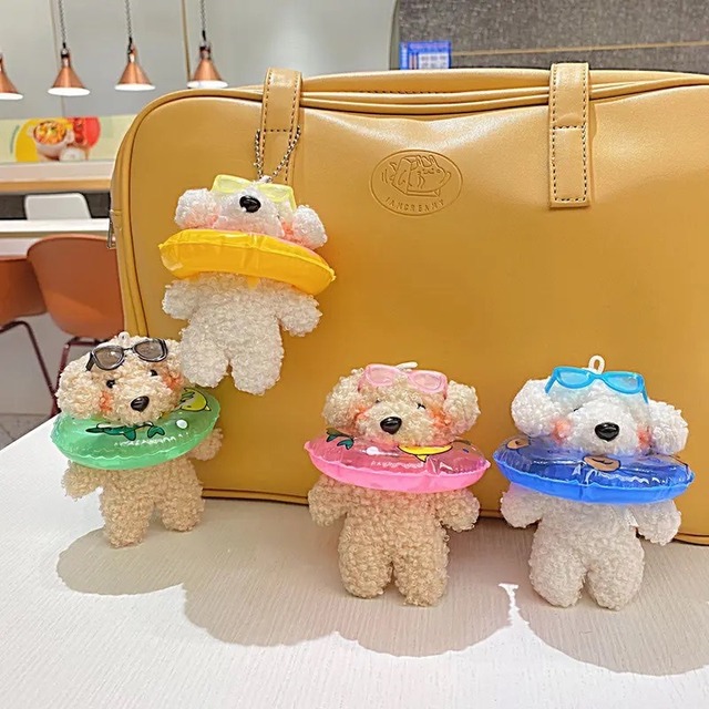 《一部即納》puppy key chains