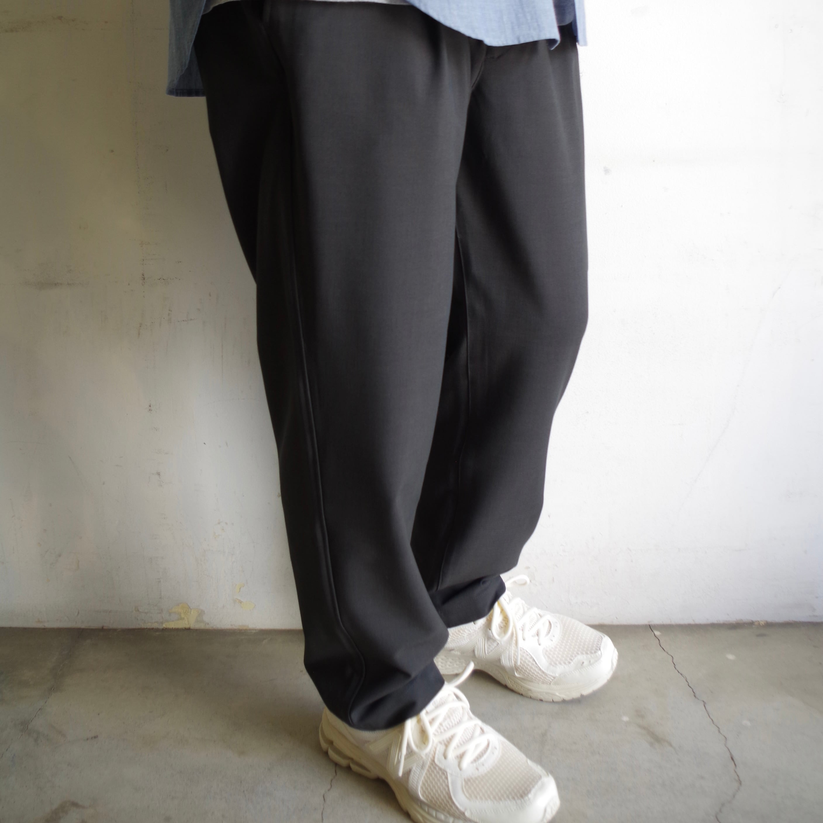 comm.arch. Poly Ramie Tropical Wool Pants | 1F Store