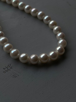 アコヤ貝真珠8ミリ一連ネックレス