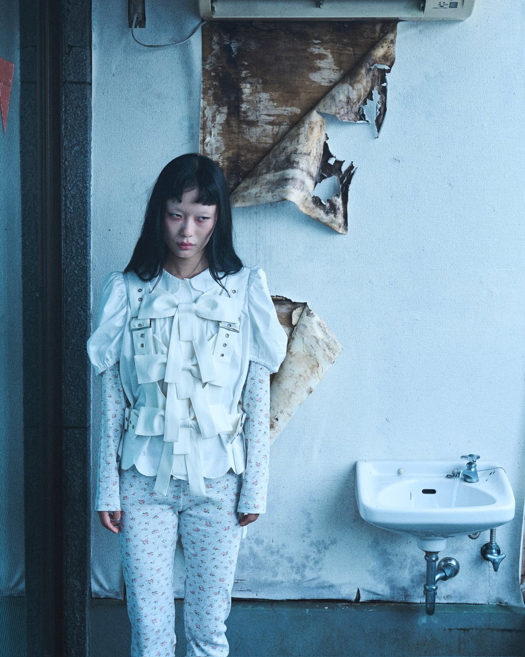 スカラップブラウス　WHITE