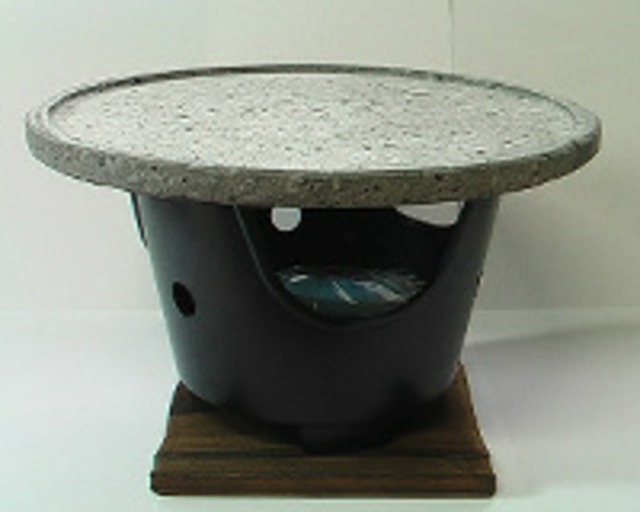 溶岩プレート丸型 [17109] F-2 鉄器・石板・アルミ鍋