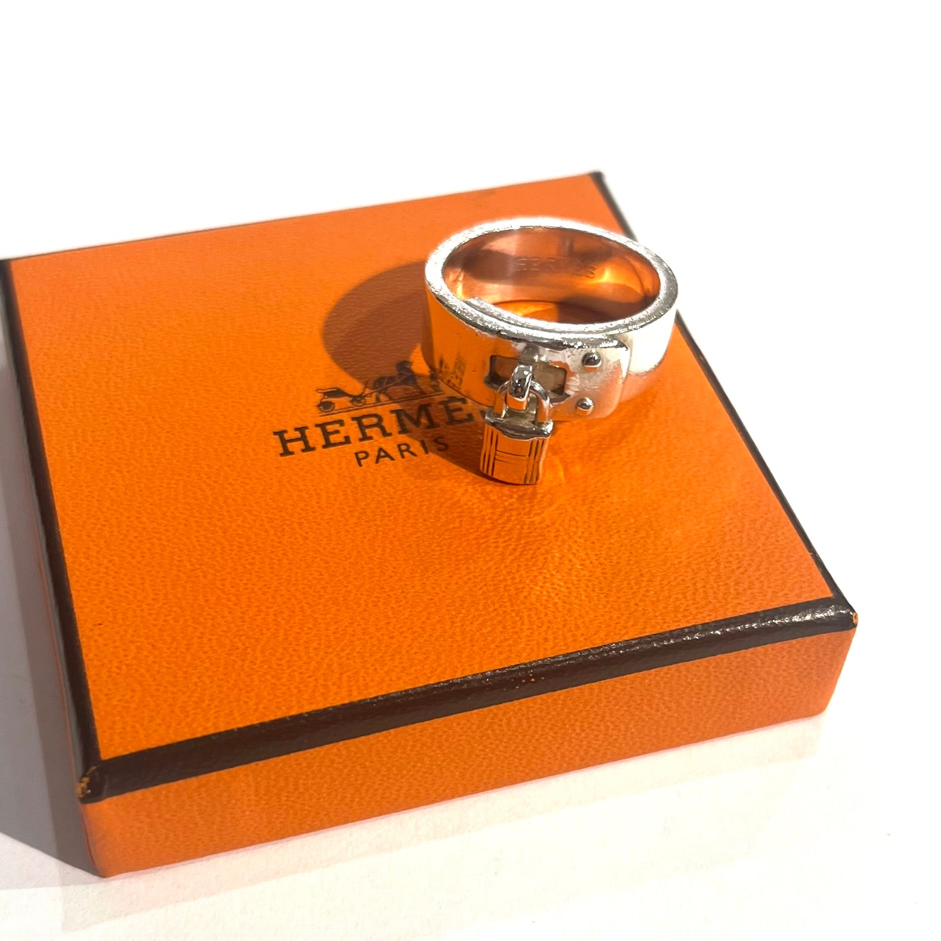 HERMÈS】1956エルメスの美学。ケリーリング／シルバー925