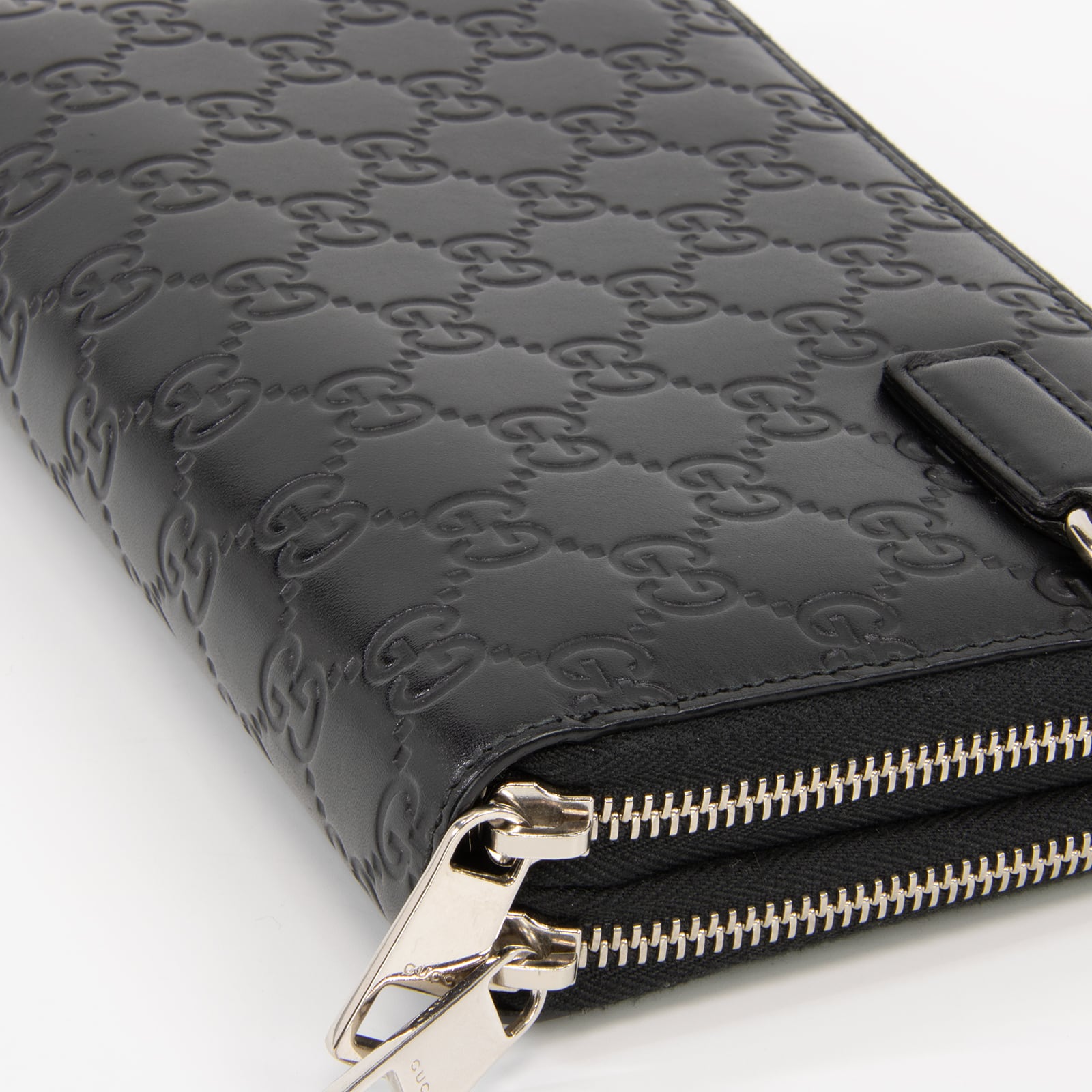 本物・送料無料・美品】グッチ・長財布・ダブルファスナー・トラベル