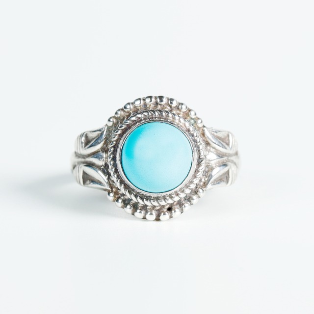 Turquoise Silver Ring #14 (used)